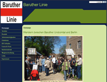 Tablet Screenshot of baruther-linie.de